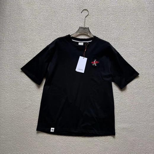 F040923夏季新款男士日常百搭圆领刺绣宽松休闲时尚上衣短袖T恤 商品图5