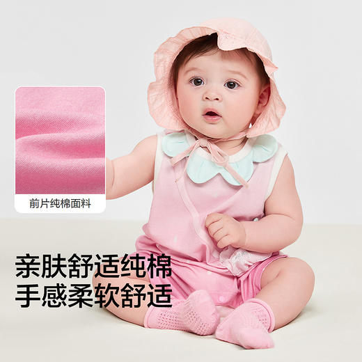 【商场同款】巴拉巴拉宝宝连体衣婴儿抱衣哈衣2026新款夏装可爱萌 商品图3
