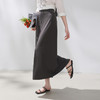 三彩2026夏季新款休闲半身裙松紧腰直筒裙长裙宽松M 商品缩略图3