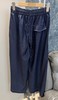F040902春夏季新款藏青天丝牛仔面料垂坠感拉满柔软透气不闷汗阔腿裤长裤 商品缩略图1