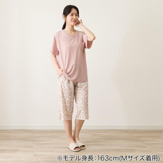 女士套装凉感家居服冷感短袖短裤居家外出休闲套装 商品图0