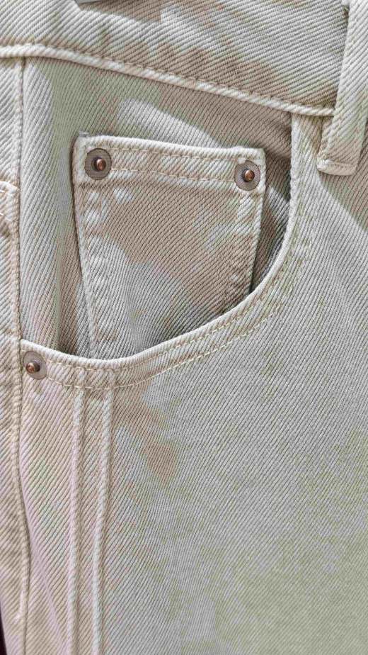 681908上新 翻边牛仔直筒裤 商品图5