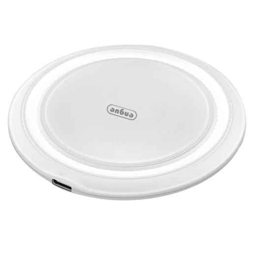 【自营】engue恩谷15W 极简式无线充电器EG-W7轻薄随放随充兼容苹果安卓快充不伤机 商品图1