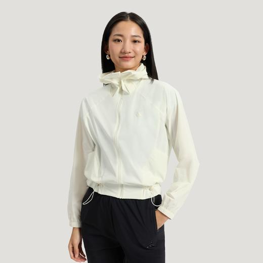 Adidas阿迪达斯SOFT LUX LIGHTWEIGHT JACKET 轻柔雅 防晒UPF50+凉感梭织宽松连帽夹克早春薄外套 商品图0