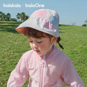 巴拉巴拉女童帽子2026年夏季新款遮阳帽宝宝运动防紫外线防晒帽潮