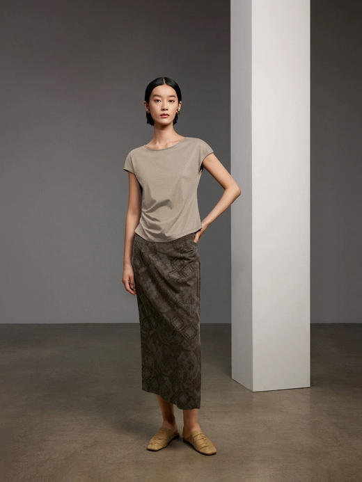 Erdos新品女士无袖T恤！驼色。黑色。自己备注号码颜色 商品图2