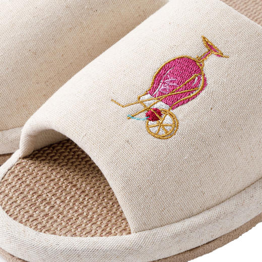 室内居家女士男士通用春季夏季拖鞋鸡尾酒厚麻底 商品图4