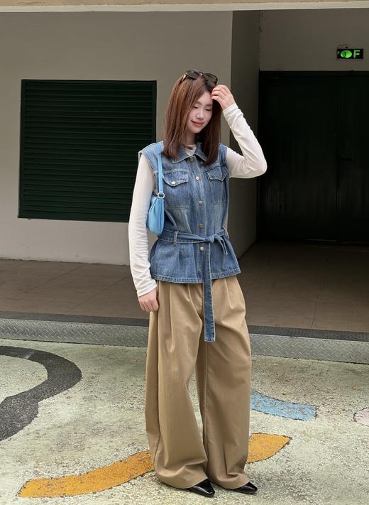 【门店同款】ENJOY夏季领子刺绣收腰马夹 171345441 商品图4