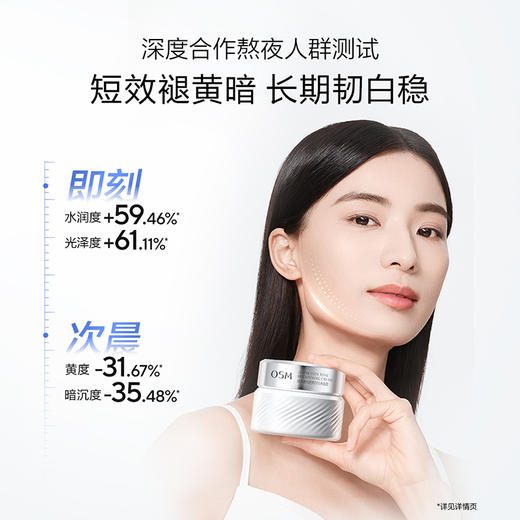 【买一赠一】欧诗漫光透亮白匀净面霜50g +赠同款50g 商品图2