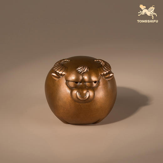 铜师傅《傲娇十二生肖》桌面创意生肖吉祥物紫铜摆件 家居装饰品 商品图2