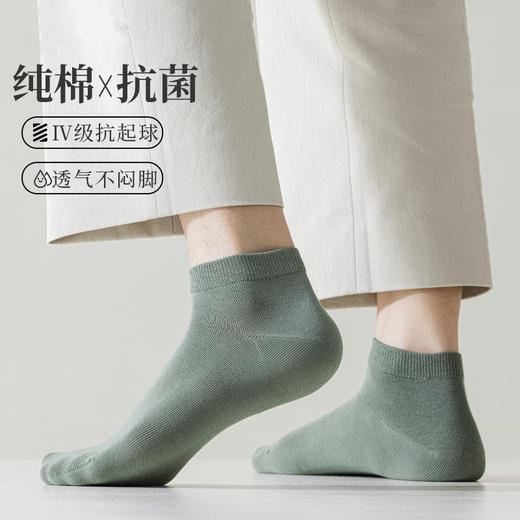 花栖处春夏纯棉短筒袜HC035【男款】 商品图0