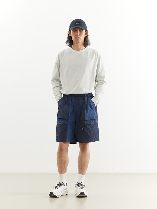 吃茶去chichaqu26春夏户外拼接短裤山系机能骑行徒步越野运动男女 商品图2