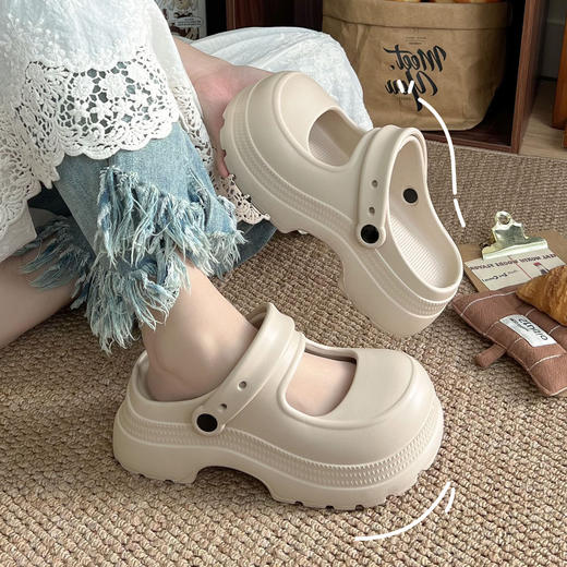 【醒粉福利29.9元/双】复古凉拖·EVA轻量材质，防滑耐磨 久穿不累 商品图1