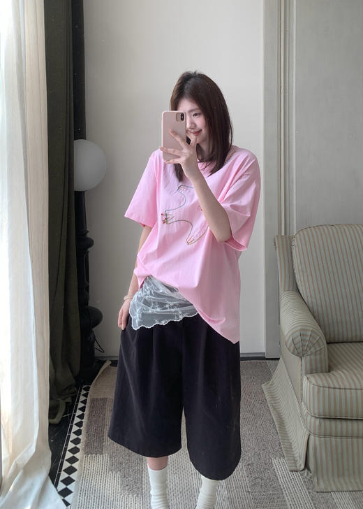 【门店同款】ENJOY夏季手工绣花大版T 170493485 商品图2