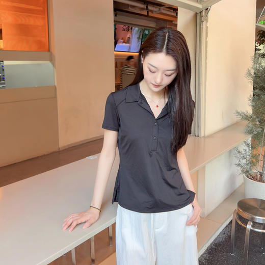 火桐hooton 速干瑜伽polo短袖 商品图6
