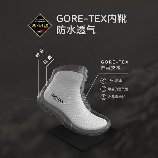 KAILAS凯乐石 男款中帮防水登山徒步鞋 MT5-3 GTX MID KS2612127A 商品图2