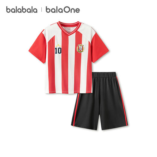 巴拉巴拉男童短袖套装儿童宝宝两件套2026新款夏装简约吸湿速干爽 商品图4