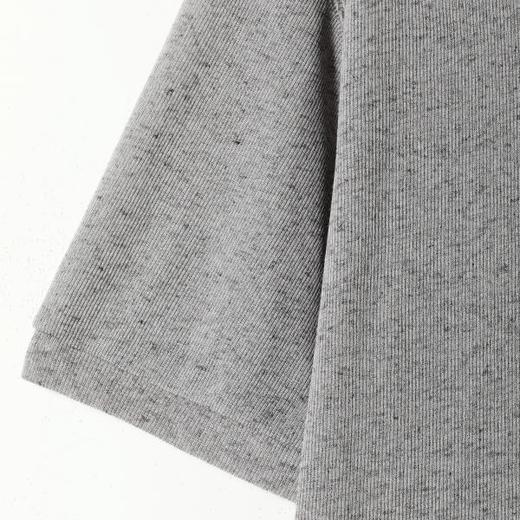 SDSA男装2026新款高贵轻奢简约日系纽扣翻领针织短袖T恤百搭时尚 商品图2