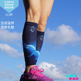 GO野吸湿排汗透气压缩专业越野跑步马拉松运动腿套
