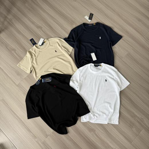拉夫劳伦  26新款polo华夫格圆领T恤情侣款 商品图0
