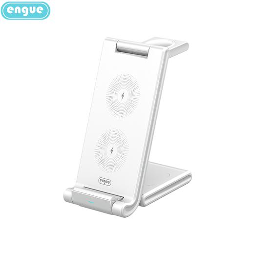 【自营】engue恩谷三合一&无线充电器手机支架EG-W8支架式快充横竖可用桌面清爽 商品图2