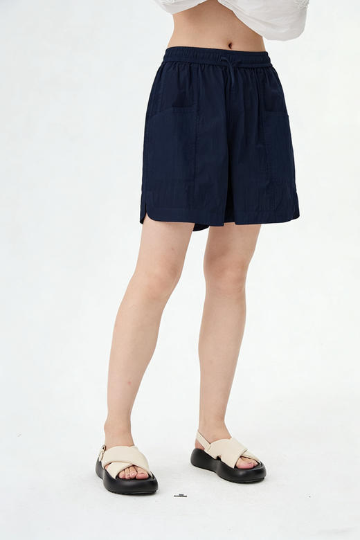 【超薄 速干】水淼2026夏松紧腰休闲时尚百搭短裤2180 商品图2