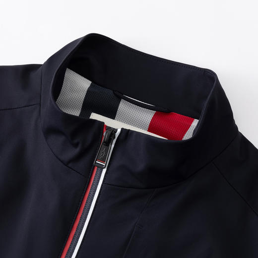 【高弹舒适】德鲨2026春夏新款立领马甲男休闲上衣无袖薄款外套 商品图1