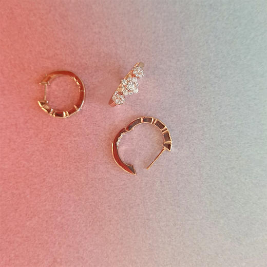 LHWINDSO 温莎珠宝 摩登爱情戒指/耳环 商品图2