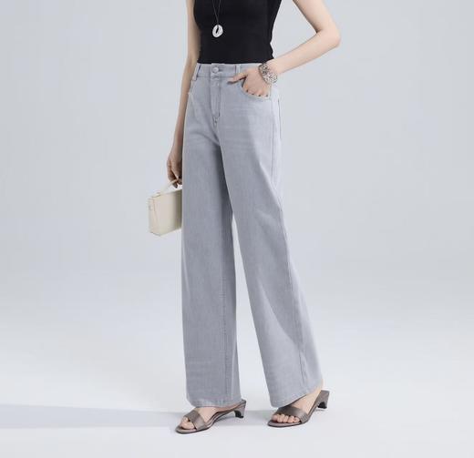 四面弹休闲直筒裤 商品图0