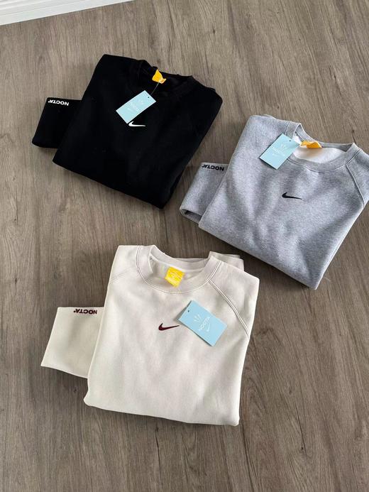 F040915春秋季新款立体硅胶印花字母加绒休闲时尚百搭插肩长袖卫衣 商品图1