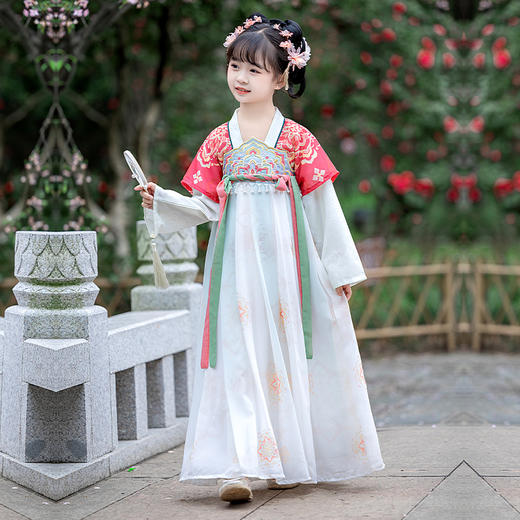 【团购】【苏城纪】清仓特价款童装汉服襦裙-青禾 商品图5