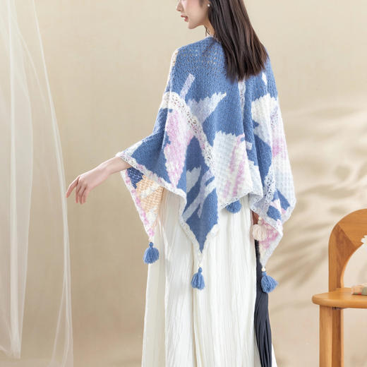 苏苏姐家云间山泽披肩手工diy钩针编织毛线团材料包 商品图2