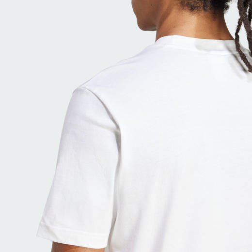 Adidas阿迪达斯ESSENTIALS SINGLE JERSEY T-SHIRT 纯棉运动休闲短袖T恤JF1092 商品图7
