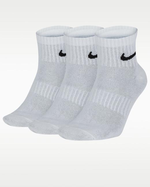 Nike耐克 Everyday Lightweight 速干训练短袜（3 双）SX7677-100 商品图0