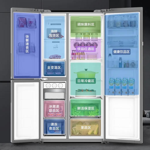 海尔（Haier）冰箱 BCD-585WGHFTH7S7U1 商品图5