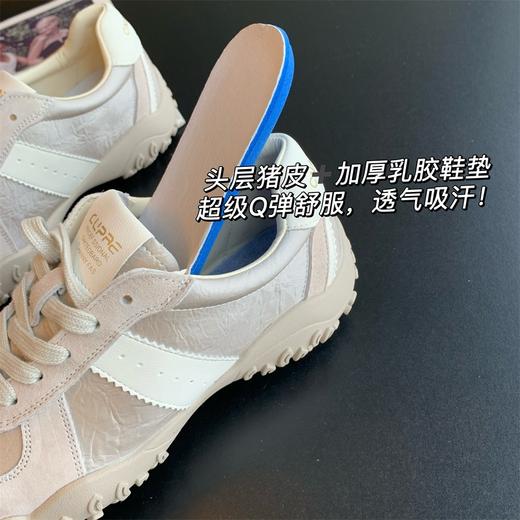 香芋紫！太好看了！2026舒适牛反绒慢跑饼干鞋!拼接板鞋德训鞋！ 商品图3