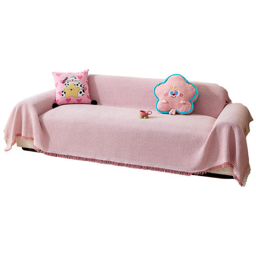 【防滑万能！颜值在线】ins奶油少女心沙发巾盖布四季通用2026新款防滑万能盖巾沙发套罩。xb 商品图4