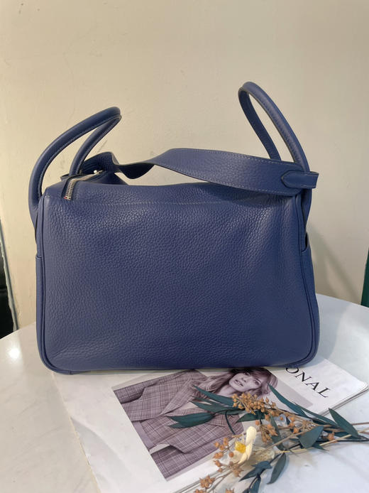 爱马仕 lindy30 蓝色 togo皮 单肩包 商品图1