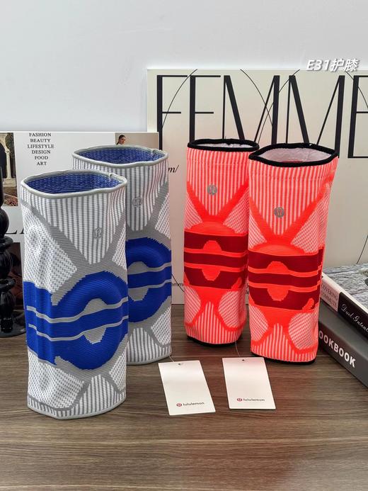 F040931新款专业级保而防护透气硅胶弹簧条综合运动护膝 商品图0