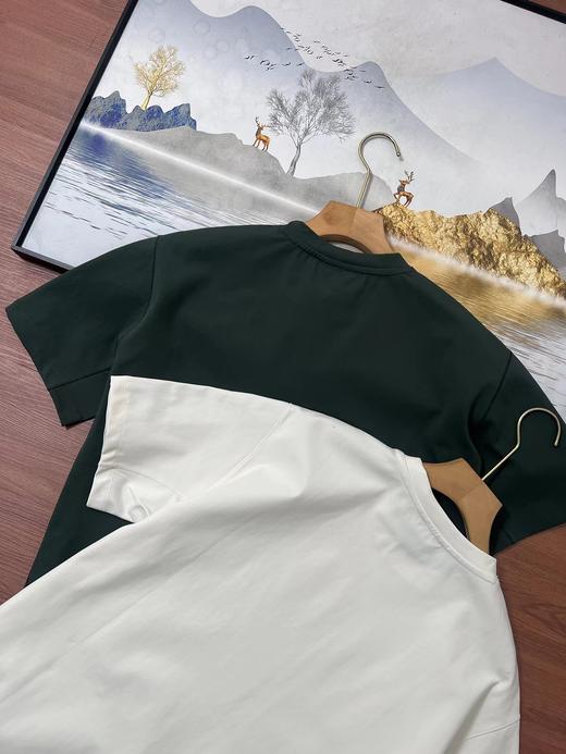 F040901春夏季新款男士亲肤柔软舒适防晒简约百搭短袖圆领上衣T恤 商品图3