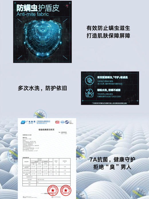 【夏日男装  吸湿透气无惧暴汗 】抗菌防臭 干爽舒适  潮男型男必备单品 商品图13