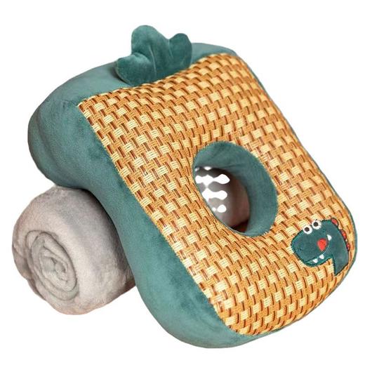  【冰藤凉面❗夏日不闷汗】夏季凉席午睡枕办公室午休趴趴枕便携式学生教室趴桌上睡觉枕头男。ri 商品图4