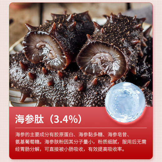 [买3送2] 海参肽地龙蛋白片 科学配比 清固合一 超微研磨吸收快 60片/瓶 商品图2