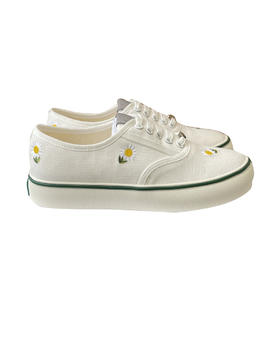 女款平底刺绣帆布鞋休闲鞋ba010