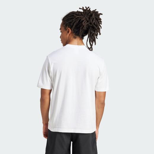 Adidas阿迪达斯ESSENTIALS SINGLE JERSEY T-SHIRT 纯棉运动休闲短袖T恤JF1092 商品图4