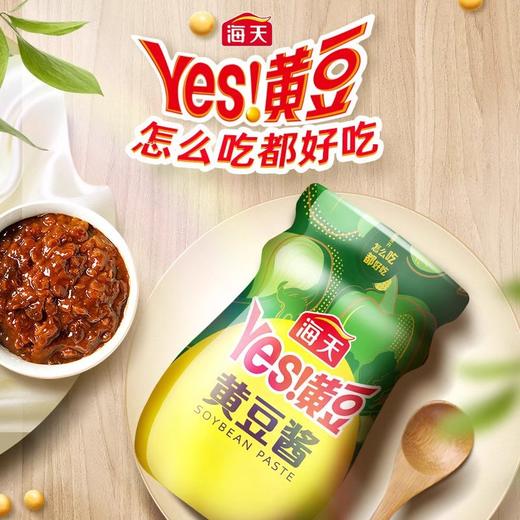 海天黄豆酱340g瓶炒菜拌面麻辣香锅豆瓣酱辣椒酱下饭酱酱料大酱 商品图2