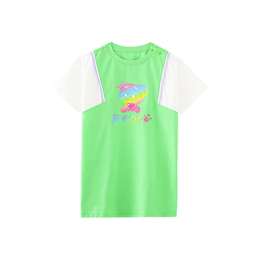 404-童圆领短袖连衣裙 商品图1