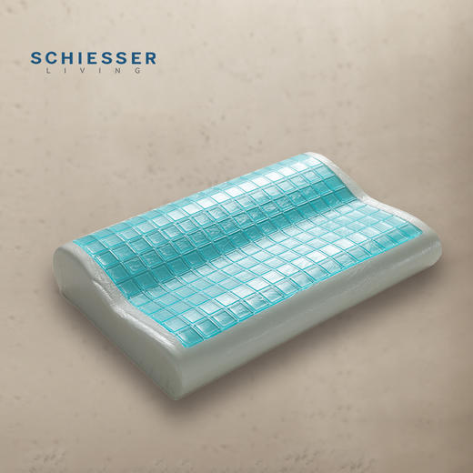 【记忆棉高低枕】SCHIESSER LIVING  舒雅生活记忆棉枕芯高低款    两种款式含凝胶与普通记忆棉枕（H1-9/H2-11) '86020124020236/34 商品图1