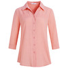 短袖衬衫女上衣纯棉2025夏季女式新款薄款衬衣七分袖休闲女士外套 商品缩略图4