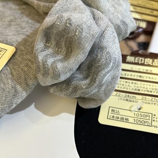 特！1包10双！去日本的订单，mu鸡* 纯元，男女同款，脚跟带防滑薄款透气隐形船袜～ 商品图2